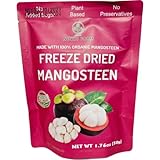 NOKKI FARM Freeze Dried Mangosteen 50g | 100% natural | No sugar added | Vegan | Non GMO | All Natural | Organic Crispy fruits