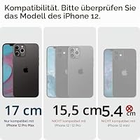 Spigen iPhone 12 Pro Max Hülle Liquid Air -Matte Black – Ansicht 2