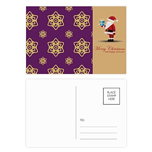 Cartes postales de Thaïlande avec Père Noël violet pour vos vœux de fin d'année