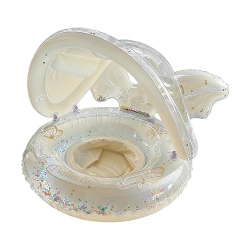 Flotador con dosel para bebés de 3 a 48 meses con asiento antivuelco