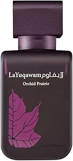 La Yuqawam Orchid Prairie EDP (Eau de Parfum) para mulheres 75 ML (2,5 oz) | Elegante Pour Femme spray | Pura Oud temperado até com almíscar e baunilha | Assinatura Arabian Perfumaria | por Perfumes Rasasi