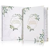 Wedding Planner Organizer Book- Wedding Planning Book with 188 Pages - UK Bridal Wedding Countdown Timeline & Organising Diary, Engagement Gift for Future Couples/Brides and Grooms