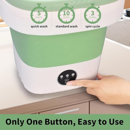 image for BENCHRY Portable Washing Machine, 16L Upgraded Mini Laundry Machine wi