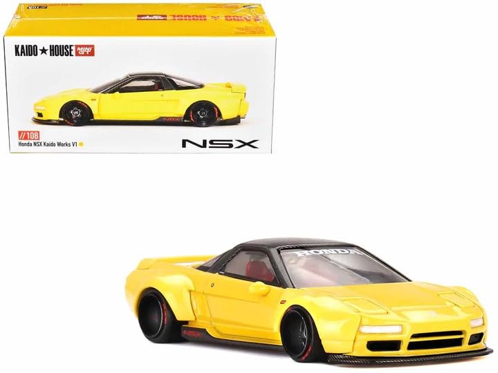 1:64 Scale Diecast Model Car Compatible with Honda NSX Kaido Work