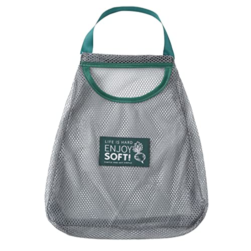Obst-Gemüse-Netztasche, Küchen-Organizer, atmungsaktiv, hängende Aufbewahrungstasche, Wiederverwendbare waschbare Faltbare Halter-Netztasche, Einkaufstüte Cover