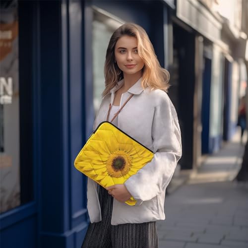 Funda para Laptop Amarilla con Girasol 13-14 Pulgadas miniatura 7