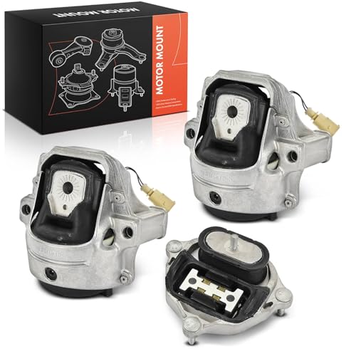 Frankberg Lot de 3 paliers de moteur, boîte de vitesses automatique, avant compatibles avec A4 8K2 B8 1.8L 2.0L 2008-2015 A5 8T3 1.8L 2.0L 2007-2017 A4 Allroad 8KH B8 2.0L 2009-2016 e# 8K 0399151DB