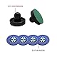 Hathaway Arcade Air Hockey 9,5 cm Schläger und 7,3 cm Pucks – Schwarz und Blau