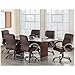Lorell LLR87272 Oval Conference Table, Top and Base, 72