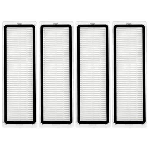 HUAYUWA - Kit de accesorios de aspiración compatible con Xiao-Mi X20 Max/X20 Pro, barredora robot aspiradora y limpiadora de fregona piezas de repuesto (4 filtros HEPA)