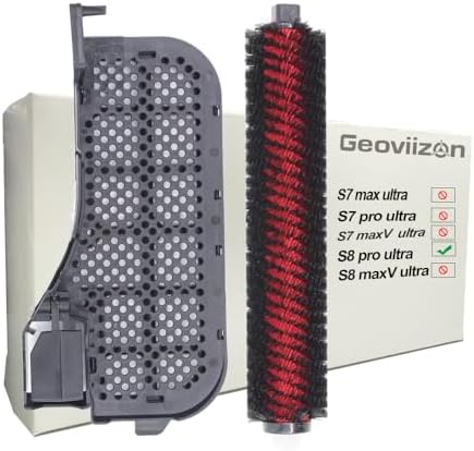 26 Stück Zubehör Für Roborock S8 MaxV Ultra Saugroboter, 2 Hauptbürste 4 Staubbeutel 4 Wischtücher 4 Seitenwischer 4 Filter 6 Seitenbürsten 1 Reinigungsbürste 1 Schraubendreher