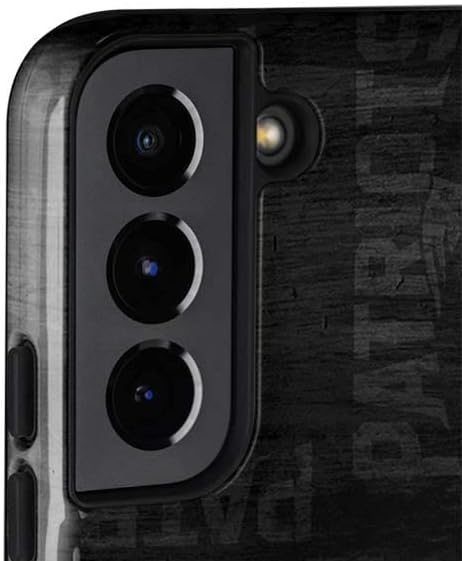 Skinit Pro Phone Case Compatible with Galaxy S22 Plus - Officially Licensed NFL New England Patriots Black & White Design