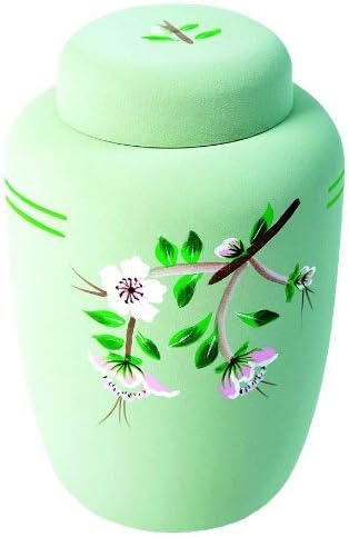 Cornstarch Floral Green Biodegradable EcoUrn