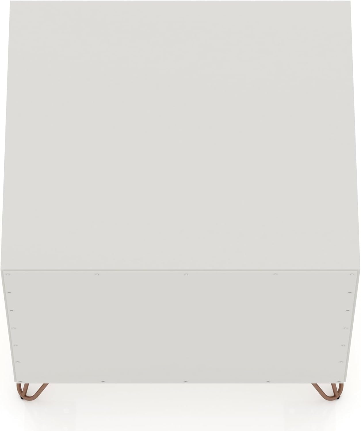 Set of 2 Gray Wood Nightstands with Hairpin Legs