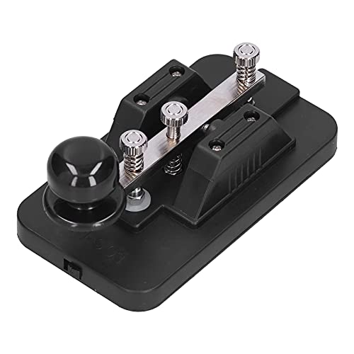 Morse Code Key, Morse Code Key Telegraph Tapper Handleiding CW Practice Tool Trainer met Zoemer voor Beginner