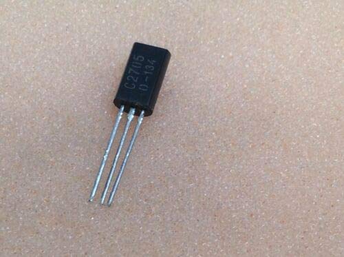 5 pz. triodo a bassa potenza 2SC2705 TO92L NOS inserimento diretto