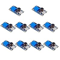 DC-DC Step Up Boost Converter Aufwärtswandler 2V-24V bis 5V-26V 2A Micro USB LAOMAO Voltage Regulator Kompatibel für Arduino (Pack of 10)