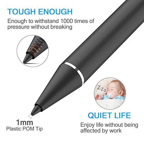 image for RICQD Stylus Pencil Compatible for Apple iPad with Palm Rejection, 5 M