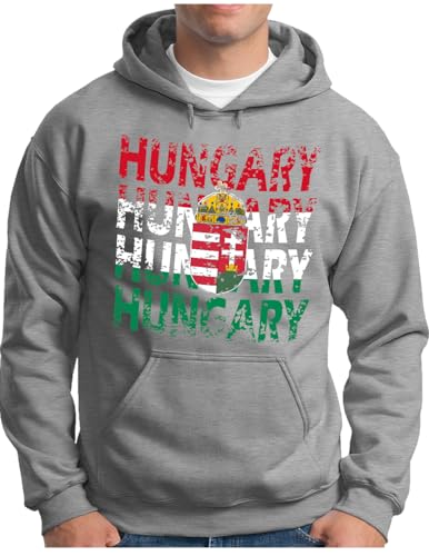 T-shirt à capuche Hongrie pour soutenir Magyarország au stade en tailles S à 5XL