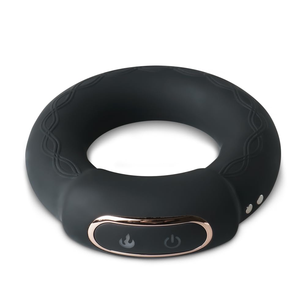 BeHorny Vibrating Cock Ring, Rechargeable Male Adult Sex Toys 10 Vibration Modes Penis Rings for Longer Harder Stronger Erection