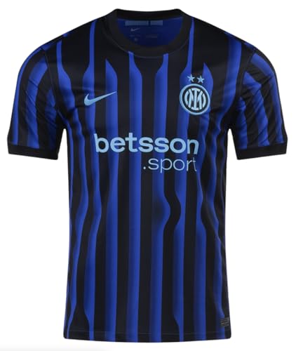 Nike Camiseta para Hombre Inter M DF JSY SS Stad Hm, Lyon Blue/Black/Chlorine Blue, XL