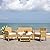 SAFAVIEH Outdoor Collection Aboka Natural/White Cushion 4-Piece Conversation Patio Set PAT7505D