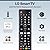 AKB75375604 LG TV Remote Control Replacement for Smart TV - Easy Setup Remote, Streaming Shortcuts - Works with LG 4K, UHD, LED, OLED Smart HDTV Models (AKB75095307 AKB74915305 AKB76040302)