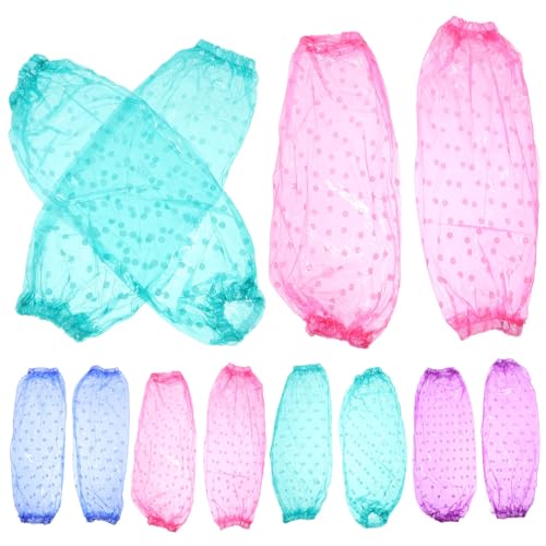 Manguitos de PVC protectores impermeables elásticos para cocina y brazos