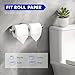 Double Toilet Paper Holder Wall Mount, Double Roll Toilet Paper Holders Brushed Nickel 304 Stainless Steel for Commercial Restroom & Bathroom, Silver