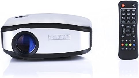INCIPIENT HD LED Mini Portable Video Audio 1200 Lumens Projector for Home Cinema Theater Night Movie Support up to 1080P