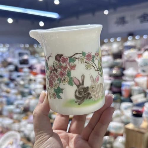 Distributeur de thé domestique en porcelaine blanche pure