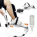 FSA/HSA Eligible Electric Knee Glide for Knee Replacement Recovery Aids Kit Knee Therapy Exercise Strengthening Equipment for PCL ACL MCL Knee Surgery Before and After White