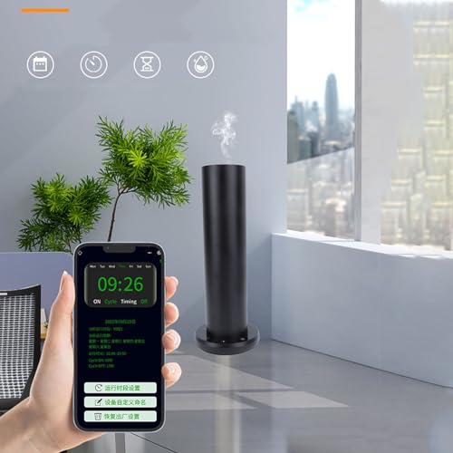 Difusor aromático eléctrico CHEOTIME aluminio control app miniatura 3