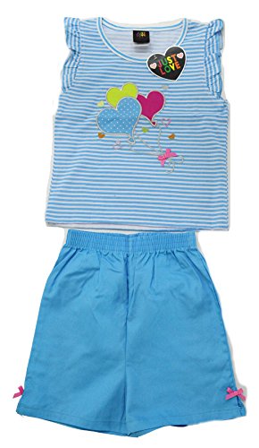Just Love 2 Piece Summer Short Sets for Girls with Applique