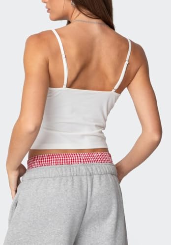 Women Y2k Graphic Cami Tops Spaghetti Strap Summer Going Out Crop Top Sleeveless Backless Basic Tank Tops2