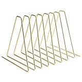 Uonlytech Simple Style Book Rack Metal Triangle Iron Art Desktop Book Stand Useful for Study Room Bedroom Library Office Home Bookstore