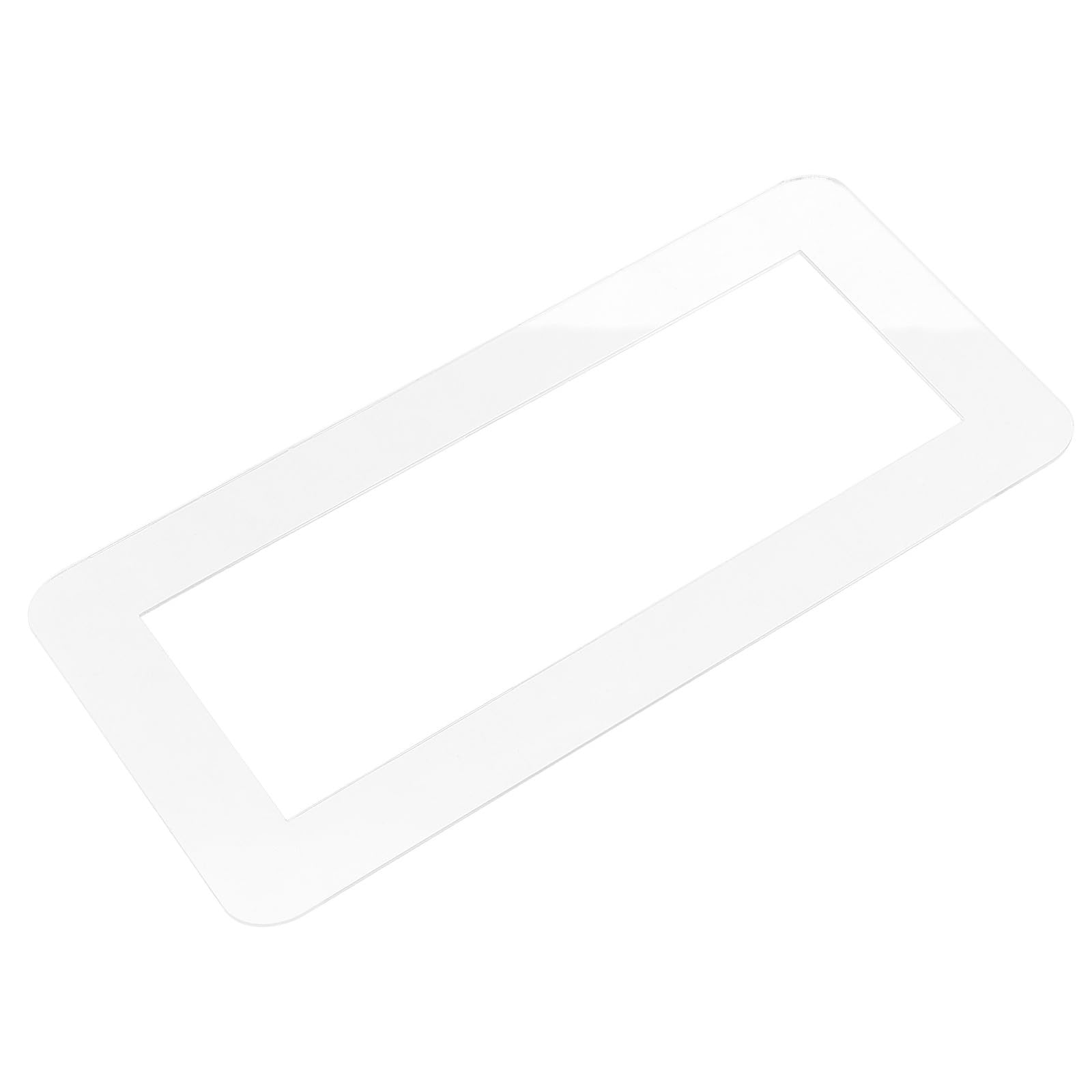 Placa triple para interruptor de metacrilato transparente y protector impermeable