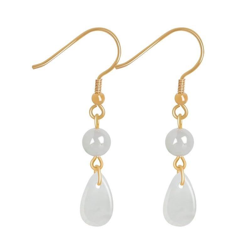 Boucles d'oreilles Jade vert pour illuminer vos tenues de bureau et soirées