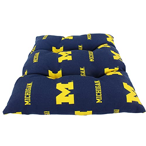Image of College Covers Everything Comfy Michigan Wolverines Rocker Pad - Chair Cushion
