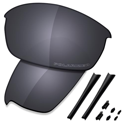 Kit lentilles Oakley Flak Jacket Saucer antichoc avec caoutchoucs