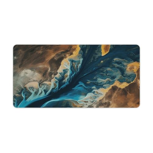 Tapis de souris de jeu étanche à LED grand tapis d'écriture de bureau