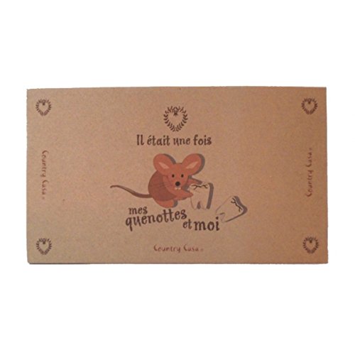 Boite à dents de lait quenottes empreintes bracelet naissance - Coffret en bois - Country Casa