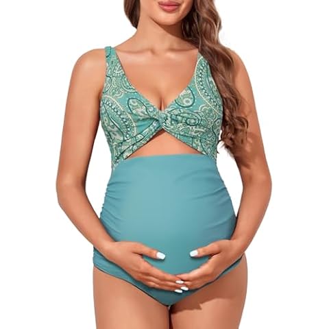 Summer Mae Maternity Cutout One Piece Swimsuit Cover