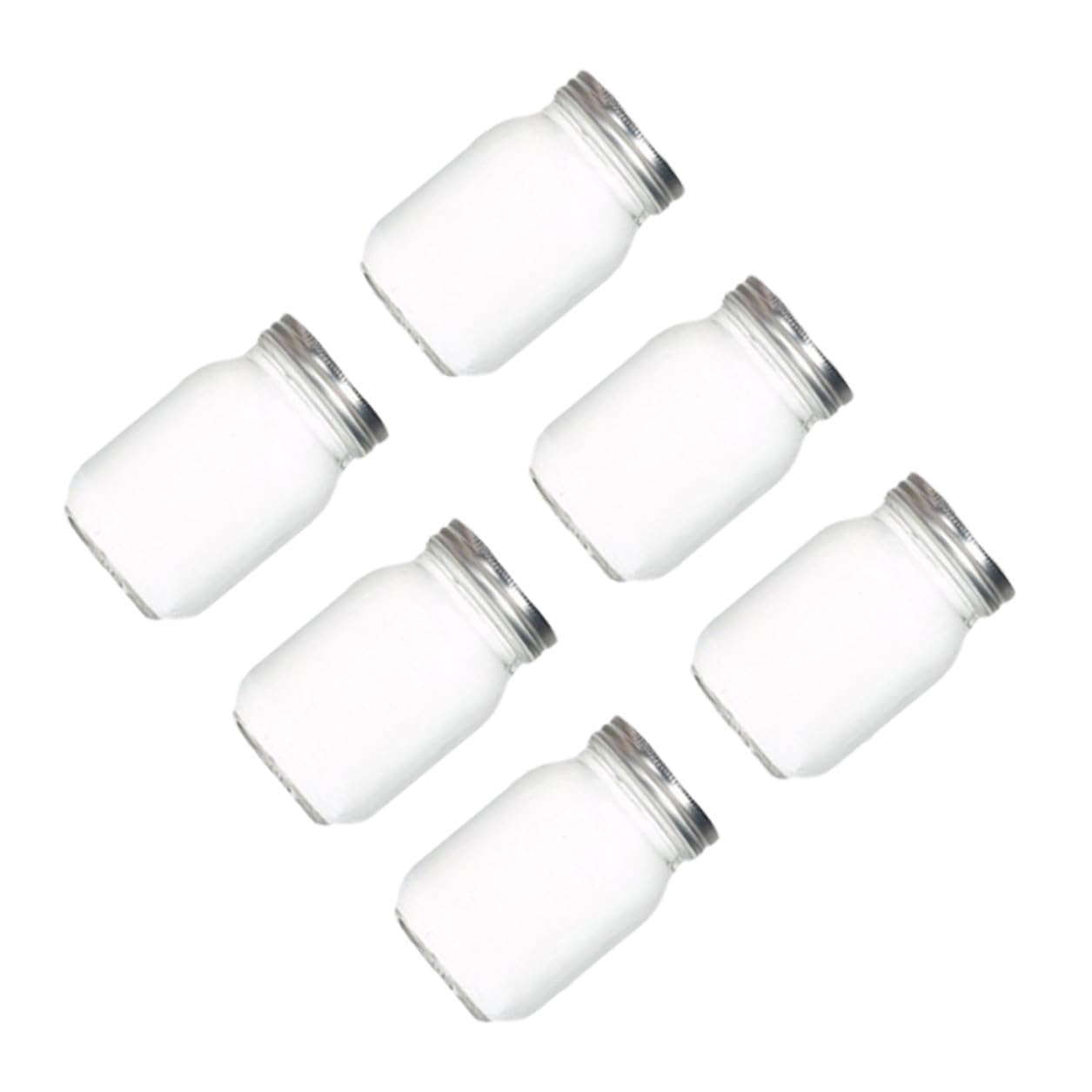 COLLBATH Luftdichte Vorratsgläser mit Starkem Verschluss 6 Stück aus Glas 380ml zur Aufbewahrung von Trockenfrüchten und Tee für Küche
