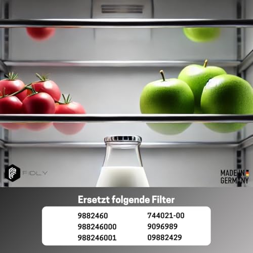 Fidly 2x Aktivkohlefilter für Liebherr 9882460 744021-00 9096989 09882429, Ersatzfilter für den Kühlschrank… – Ansicht 5