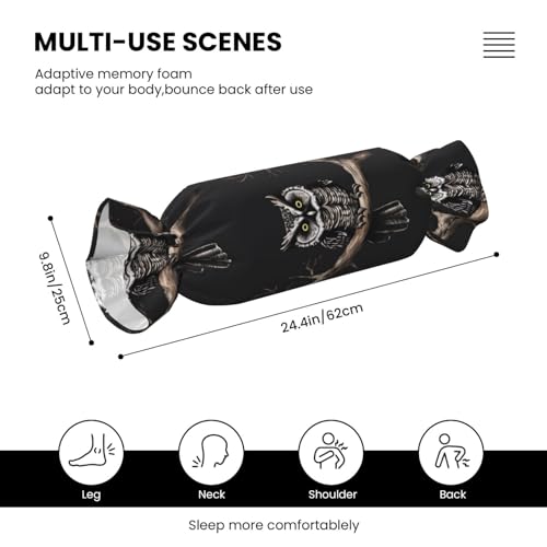 Almohada de espuma viscoelástica tamaño único negra miniatura 3