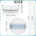 40oz Tumbler Lid Compatible for Stanley, 2 Pack Replacement Tumbler Lids Fit for Stanley Quencher 2.0 Tumbler 40 OZ, with Straws and Cleaning Brush (Fog Blue)