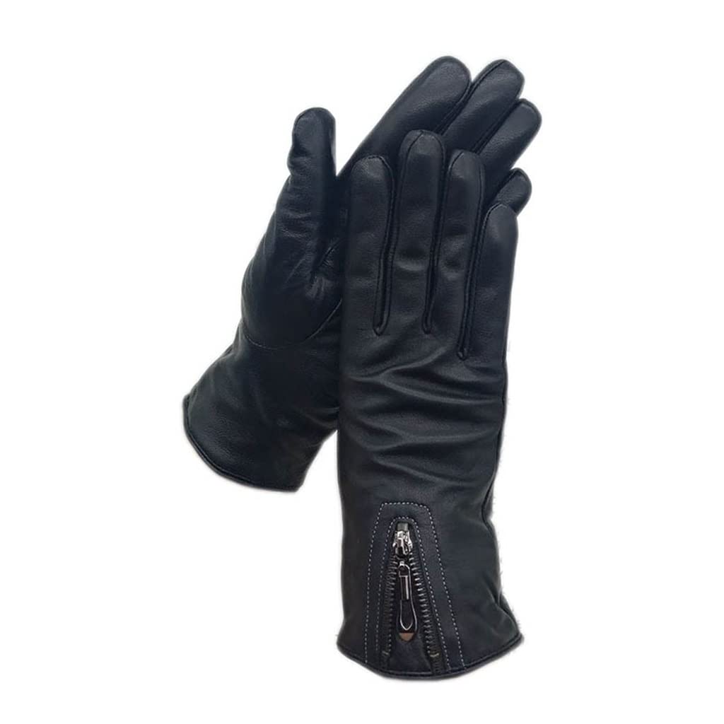 Guantes de Invierno para Mujer, Guantes térmicos Negros para Conducir, Guantes para Trabajar en