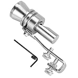 Car Turbo Whistle - Universal Aluminum Car Turbo Sound Whistle Muffler Exhaust Pipe - Blow-off Valve Simulator, for All Vehicles Models - Size L
