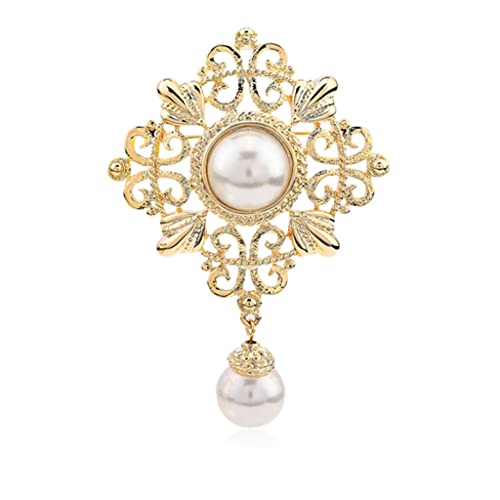 Broche perle vintage pour sublimer votre cardigan lors des soirées fraîches
